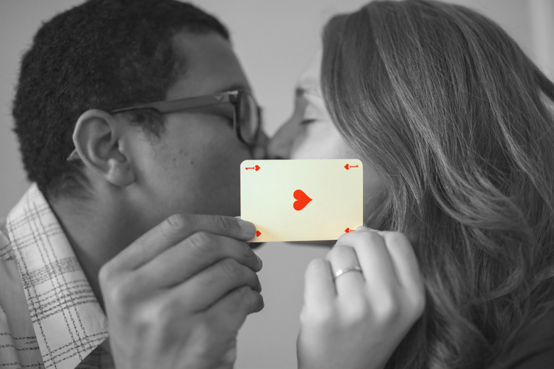 One card, one heart, one love